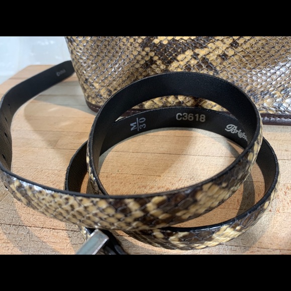One World Brighton Snakeskin Wristlet and Belt - Picture 5 of 14